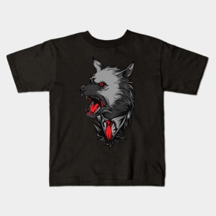 Angry Wolf Kids T-Shirt